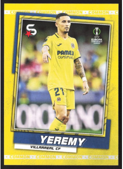 Yeremy, Kartička, 2022-23 Topps Superstars UEFA Club Competitions, Base Variations Common Yellow Action