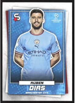 Rúben Dias, Kartička, 2022-23 Topps Superstars UEFA Club Competitions, BASE