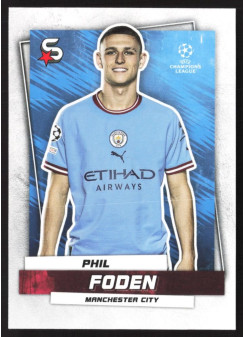 Phil Foden, Kartička, 2022-23 Topps Superstars UEFA Club Competitions, BASE
