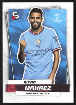 Riyad Mahrez, Kartička, 2022-23 Topps Superstars UEFA Club Competitions, BASE