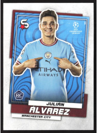Julián Álvarez, Kartička, 2022-23 Topps Superstars UEFA Club Competitions, BASE