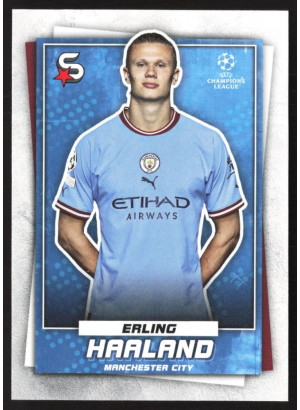 Erling Haaland, Card, 2022-23 Topps Superstars UEFA Club Competitions, BASE