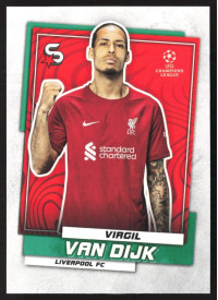 Virgil van Dijk, Kartička, 2022-23 Topps Superstars UEFA Club Competitions, BASE