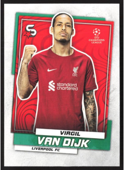 Virgil van Dijk, Kartička, 2022-23 Topps Superstars UEFA Club Competitions, BASE