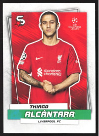 Thiago Alcântara, Kartička, 2022-23 Topps Superstars UEFA Club Competitions, BASE