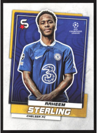 Raheem Sterling, Kartička, 2022-23 Topps Superstars UEFA Club Competitions, BASE