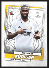 Antonio Rüdiger, Kartička, 2022-23 Topps Superstars UEFA Club Competitions, BASE