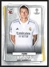 Toni Kroos, Kartička, 2022-23 Topps Superstars UEFA Club Competitions, BASE
