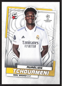 Aurelien Tchouameni, Kartička, 2022-23 Topps Superstars UEFA Club Competitions, BASE