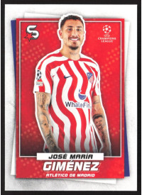 José María Giménez, Kartička, 2022-23 Topps Superstars UEFA Club Competitions, BASE