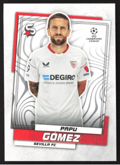 Papu Gomez, Kartička, 2022-23 Topps Superstars UEFA Club Competitions, BASE