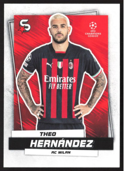 Theo Hernández, Kartička, 2022-23 Topps Superstars UEFA Club Competitions, BASE