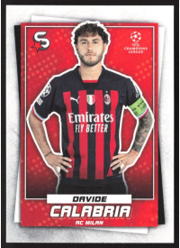 Davide Calabria, Kartička, 2022-23 Topps Superstars UEFA Club Competitions, BASE