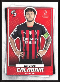 Davide Calabria, Kartička, 2022-23 Topps Superstars UEFA Club Competitions, BASE