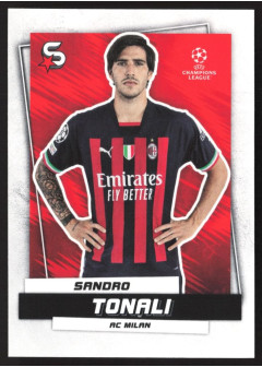 Sandro Tonali, Kartička, 2022-23 Topps Superstars UEFA Club Competitions, BASE