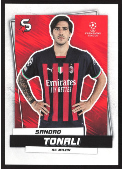Sandro Tonali, Kartička, 2022-23 Topps Superstars UEFA Club Competitions, BASE