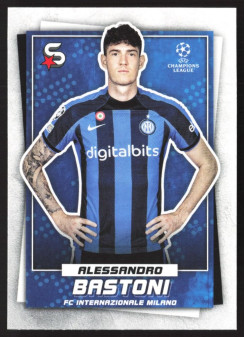 Alessandro Bastoni, Kartička, 2022-23 Topps Superstars UEFA Club Competitions, BASE