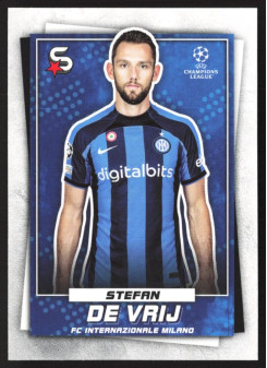 Stefan de Vrij, Kartička, 2022-23 Topps Superstars UEFA Club Competitions, BASE
