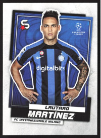 Lautaro Martínez, Kartička, 2022-23 Topps Superstars UEFA Club Competitions, BASE