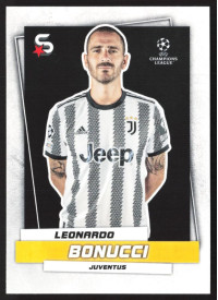 Leonardo Bonucci, Kartička, 2022-23 Topps Superstars UEFA Club Competitions, BASE
