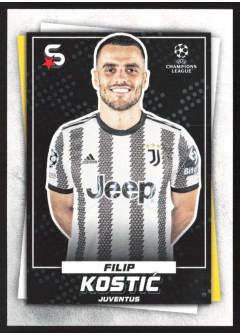 Filip Kostic, Kartička, 2022-23 Topps Superstars UEFA Club Competitions, BASE