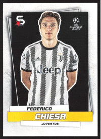 Federico Chiesa, Kartička, 2022-23 Topps Superstars UEFA Club Competitions, BASE