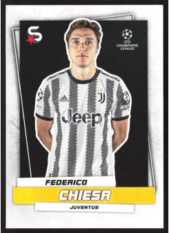 Federico Chiesa, Kartička, 2022-23 Topps Superstars UEFA Club Competitions, BASE