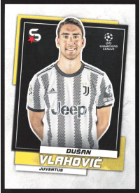 Dusan Vlahovic, Kartička, 2022-23 Topps Superstars UEFA Club Competitions, BASE
