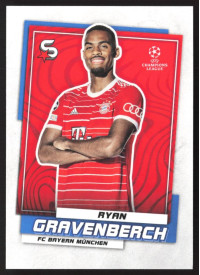 Ryan Gravenberch, Kartička, 2022-23 Topps Superstars UEFA Club Competitions, BASE