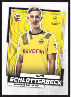 Nico Schlotterbeck, Kartička, 2022-23 Topps Superstars UEFA Club Competitions, BASE