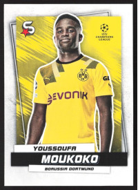 Youssoufa Moukoko, Kartička, 2022-23 Topps Superstars UEFA Club Competitions, BASE