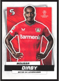 Moussa Diaby, Kartička, 2022-23 Topps Superstars UEFA Club Competitions, BASE