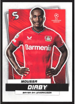 Moussa Diaby, Kartička, 2022-23 Topps Superstars UEFA Club Competitions, BASE