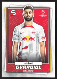 Josko Gvardiol, Kartička, 2022-23 Topps Superstars UEFA Club Competitions, BASE