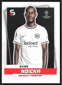 Evan Ndicka, Kartička, 2022-23 Topps Superstars UEFA Club Competitions, BASE