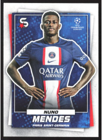Nuno Mendes, Kartička, 2022-23 Topps Superstars UEFA Club Competitions, BASE