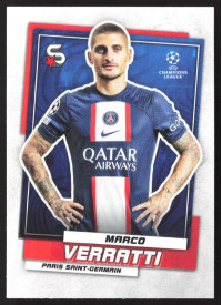 Marco Verratti, Kartička, 2022-23 Topps Superstars UEFA Club Competitions, BASE
