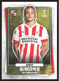 Xavi Simons, Kartička, 2022-23 Topps Superstars UEFA Club Competitions, BASE