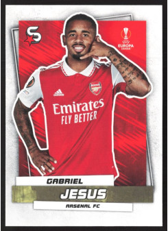 Gabriel Jesus, Kartička, 2022-23 Topps Superstars UEFA Club Competitions, BASE