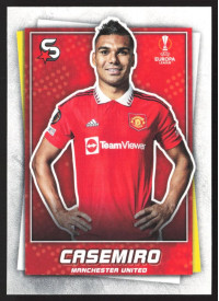 Casemiro, Kartička, 2022-23 Topps Superstars UEFA Club Competitions, BASE