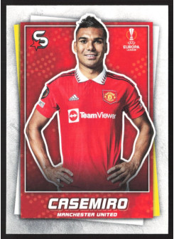 Casemiro, Kartička, 2022-23 Topps Superstars UEFA Club Competitions, BASE