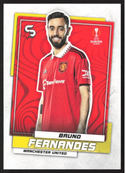 Bruno Fernandes, Kartička, 2022-23 Topps Superstars UEFA Club Competitions, BASE