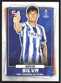 David Silva, Kartička, 2022-23 Topps Superstars UEFA Club Competitions, BASE