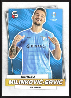Sergej Milinković-Savić, Kartička, 2022-23 Topps Superstars UEFA Club Competitions, BASE