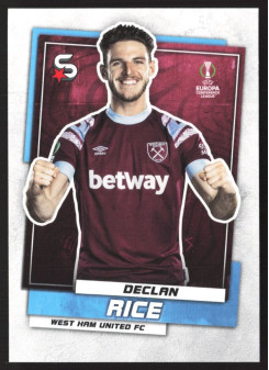Declan Rice, Kartička, 2022-23 Topps Superstars UEFA Club Competitions, BASE