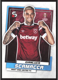 Gianluca Scamacca, Kartička, 2022-23 Topps Superstars UEFA Club Competitions, BASE