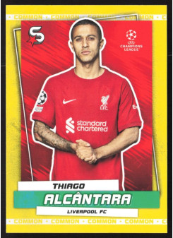 Thiago Alcântara, Kartička, 2022-23 Topps Superstars UEFA Club Competitions, Common Yellow