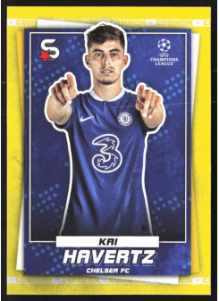 Kai Havertz, Kartička, 2022-23 Topps Superstars UEFA Club Competitions, Common Yellow