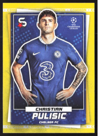 Christian Pulisic, Kartička, 2022-23 Topps Superstars UEFA Club Competitions, Common Yellow