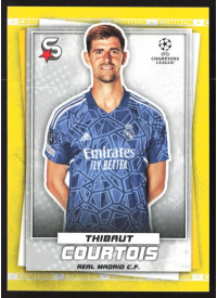 Thibaut Courtois, Kartička, 2022-23 Topps Superstars UEFA Club Competitions, Common Yellow